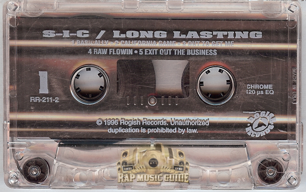 S-I-C - Long Lasting: Cassette Tape | Rap Music Guide